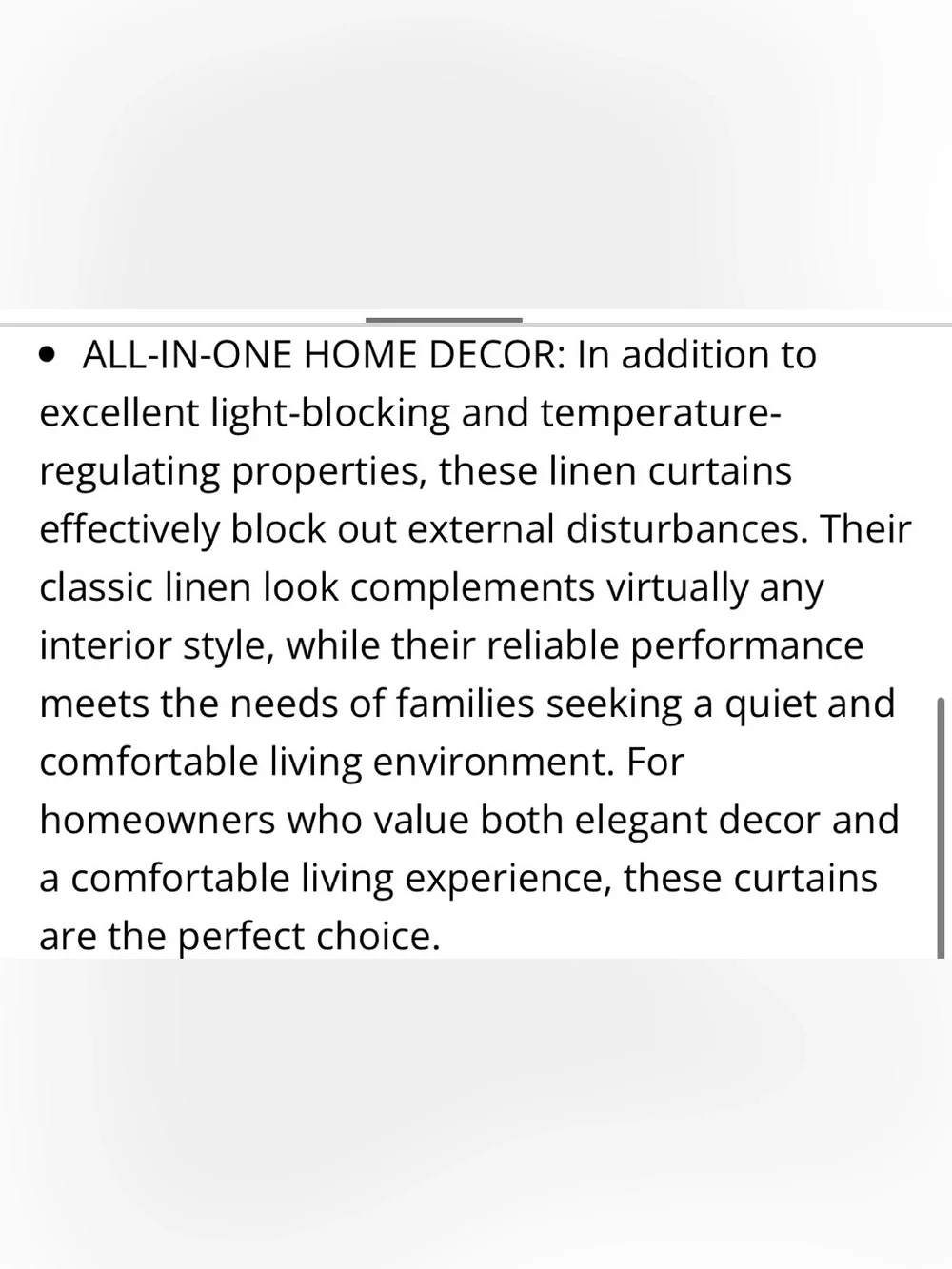 Room Darkening Thermal Insulated Curtains Back Tab Rod Pocket 42”W 84”L BEIGE